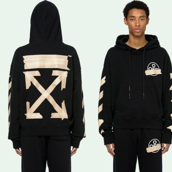 Off-White Other - Unisex Off-White NWT tape hoodie